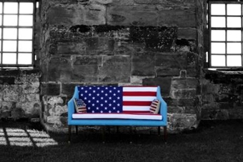 United States Of America Flag Sofa